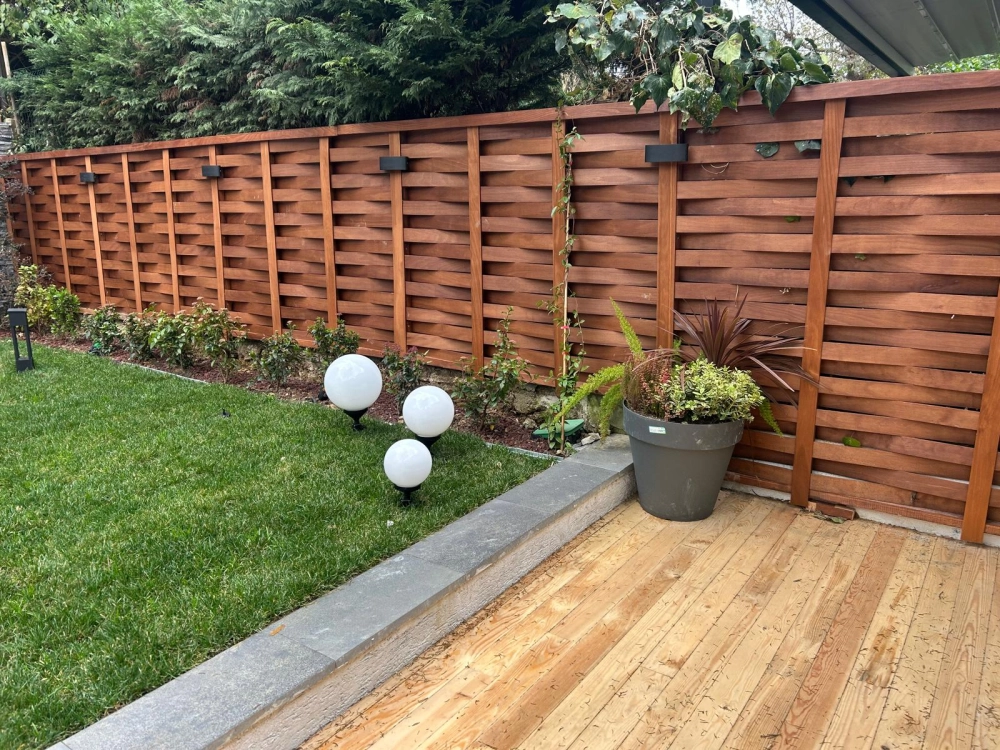 bah&ccedil;e &ccedil;it kaplama resim 4